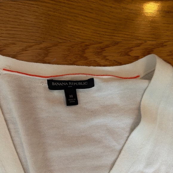 Banana Republic White Cardigan Sweater - Picture 3 of 3
